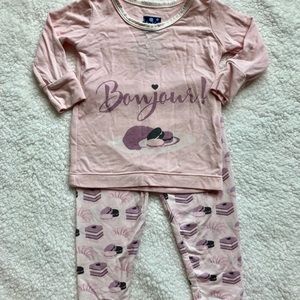 Kickee Pant Bonjour Pajamas 3-6M